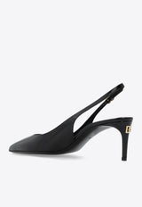 Dolce & Gabbana Cardinale 60 Slingback Pumps in Patent Leather Black CG0606 A1471-80999