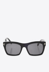 Tom Ford Nico Square-Framed Sunglasses Gray FT1062 0-5601A
