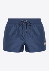 Dolce & Gabbana Logo Plaque Swim Short Navy M4E48T ONO06-B0310