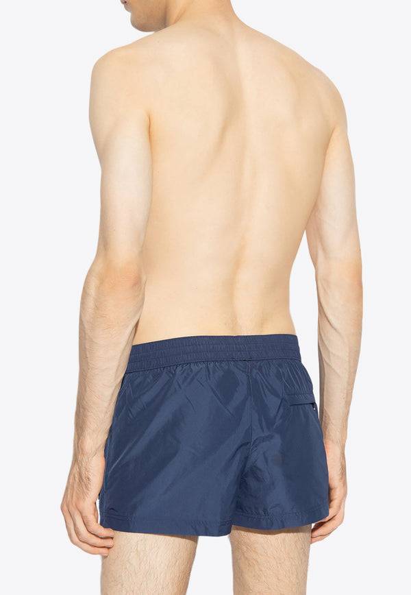 Dolce & Gabbana Logo Plaque Swim Short Navy M4E48T ONO06-B0310