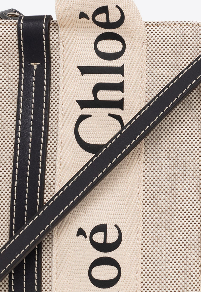 Chloé Small Woody Logo Tote Bag Cream CHC22AS397 J28-91J