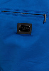 Dolce & Gabbana Logo Patch Track Shorts Blue GVB7HT G7F2G-BA232