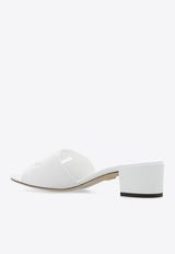 Dolce & Gabbana DG Millennials 40 Calf Leather Mules White CR1139 AY329-80001