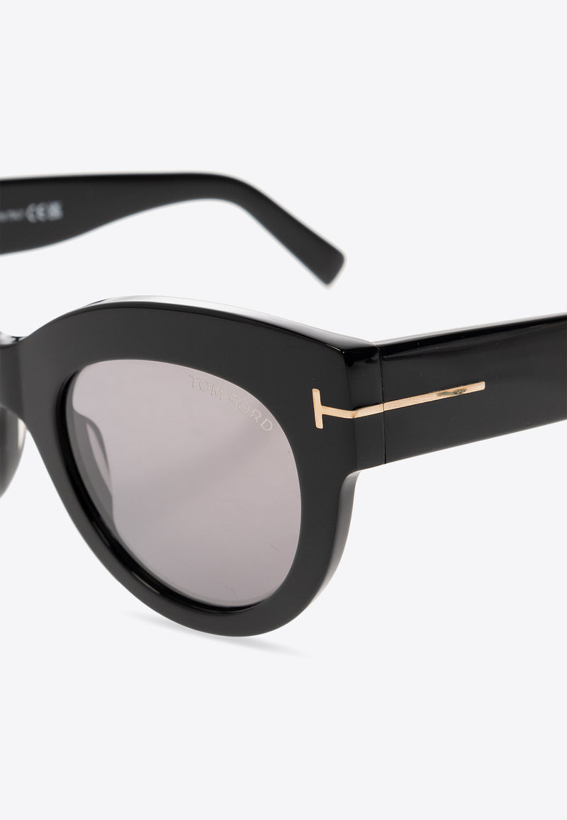 Tom Ford Lucilla Cat-Eye Sunglasses Gray FT1063 0-5101C