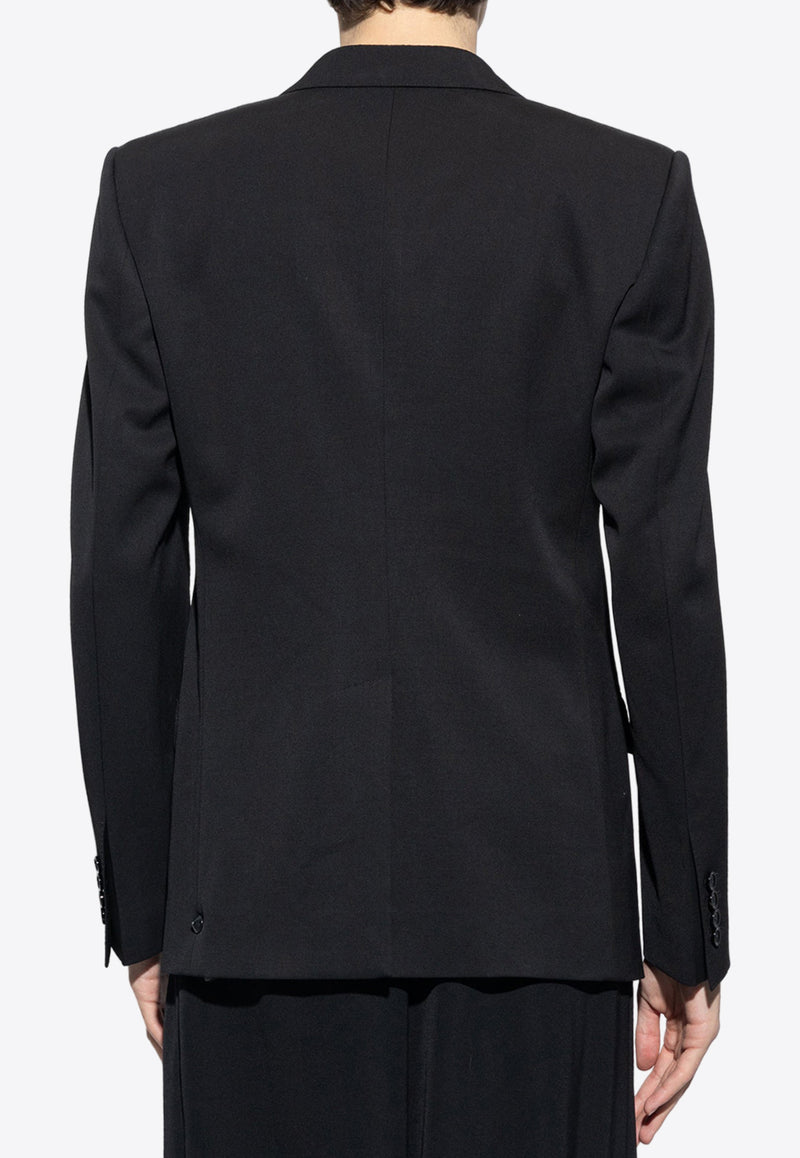 Dolce & Gabbana Single-Breasted Wool Blazer Black G2QU6T FU26E-N0000