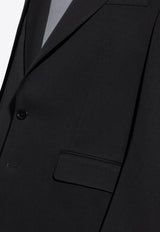 Dolce & Gabbana Single-Breasted Wool Blazer Black G2QU6T FU26E-N0000