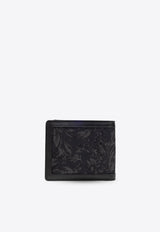 Versace Barocco Jacquard Bi-Fold Wallet DPU2463 1A09321-2BM0E