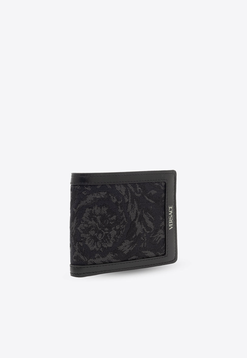 Versace Barocco Jacquard Bi-Fold Wallet DPU2463 1A09321-2BM0E