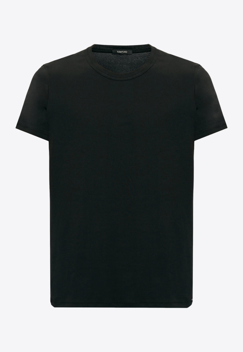 Tom Ford Basic Crewneck T-shirt Black T4M081040 0-002