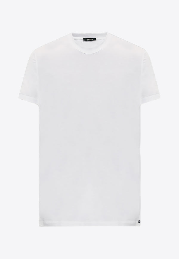 Tom Ford Basic Crewneck T-shirt White T4M081410 0-100