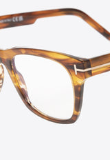 Tom Ford Square-Framed Optical Glasses Transparent FT5886-B 0-52047