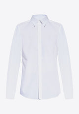 Dolce & Gabbana Classic Long-Sleeved Shirt White G5IX8T GG865-W0800