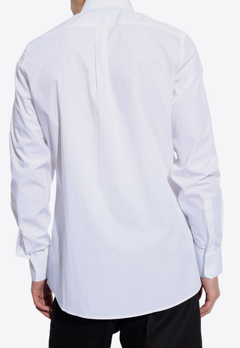 Dolce & Gabbana Classic Long-Sleeved Shirt White G5IX8T GG865-W0800