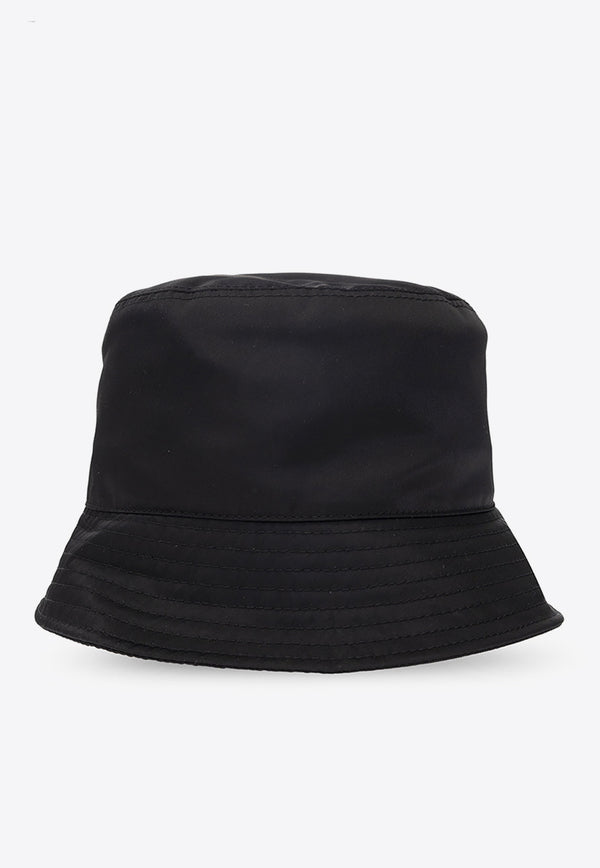 Dolce & Gabbana Logo Plaque Bucket Hat Black GH701A GF853-N0000