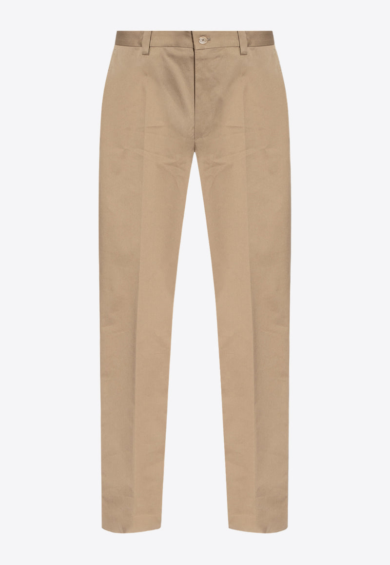 Dolce & Gabbana Straight-Leg Chino Pants Beige GY6IET GG825-M0724
