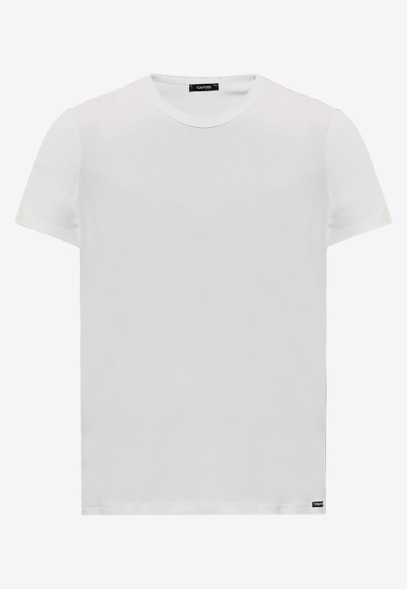 Tom Ford Basic Crewneck T-shirt White T4M081040 0-100