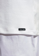 Tom Ford Basic Crewneck T-shirt White T4M081040 0-100