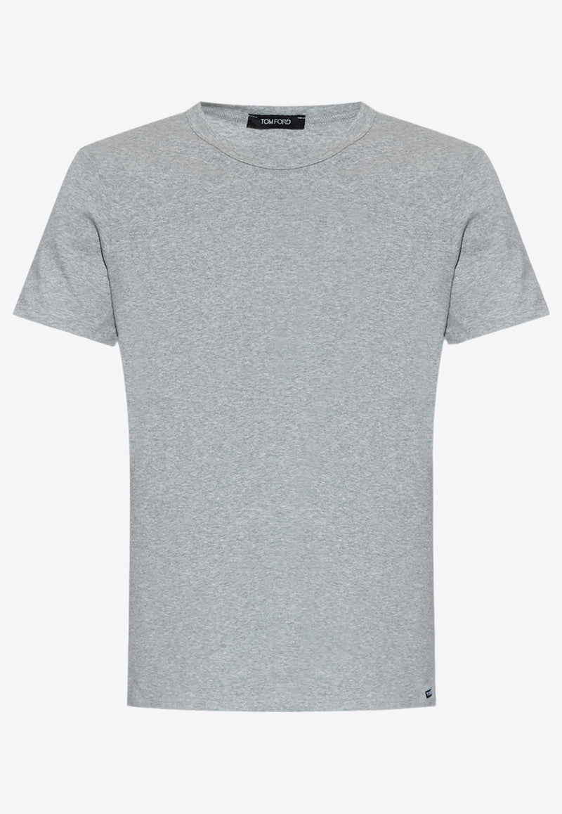 Tom Ford Basic Crewneck T-shirt Gray T4M081040 0-020