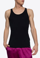 Tom Ford Ribbed Knit Tank Top Black T4D101210 0-002