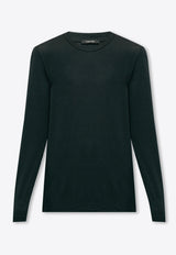 Tom Ford Essential Long-Sleeved T-shirt Black T4M141410 0-002