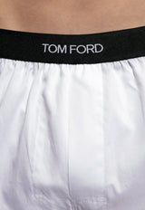 Tom Ford Logo Jacquard Boxers White T4LE51100 0-100
