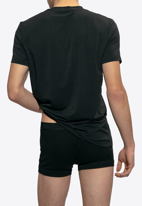 Tom Ford Basic Crewneck T-shirt Black T4M081410 0-002