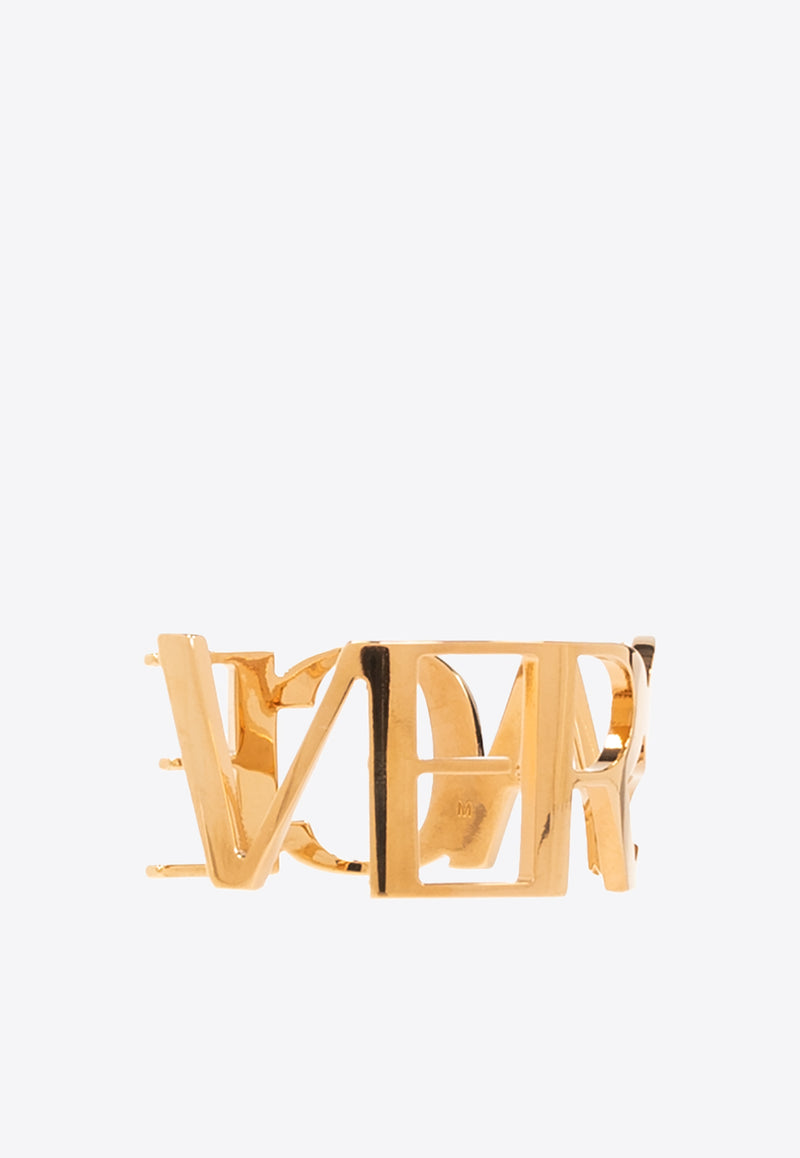 Versace Logo Lettering Bracelet Cuff 1002574 1A00620-3J000