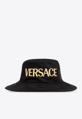 Versace Logo-Embroidered Bucket Hat 1012791 1A09890-2B150