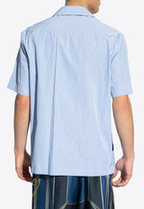 Versace Nautical Striped Paneled Shirt 1013292 1A09760-5U170