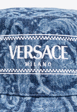 Versace Barocco Denim Bucket Hat 1012790 1A10182-2UE70