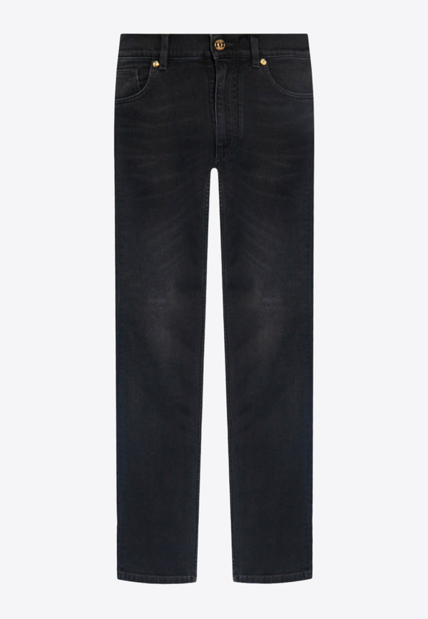 Versace Slim-Fit Logo Jeans Black 1013886 1A09787-1D510