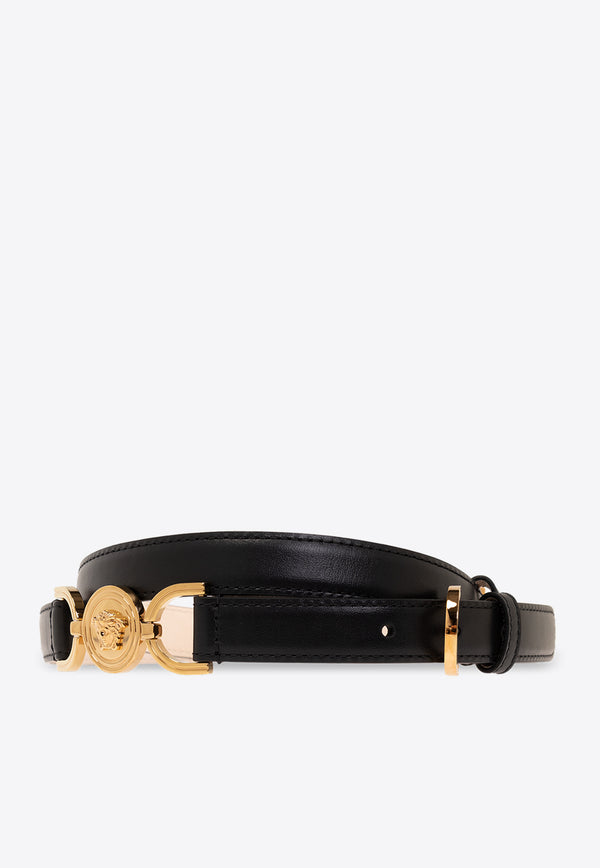 Versace Medusa '95 Leather Belt Black 1014415 DV3T-1B00V