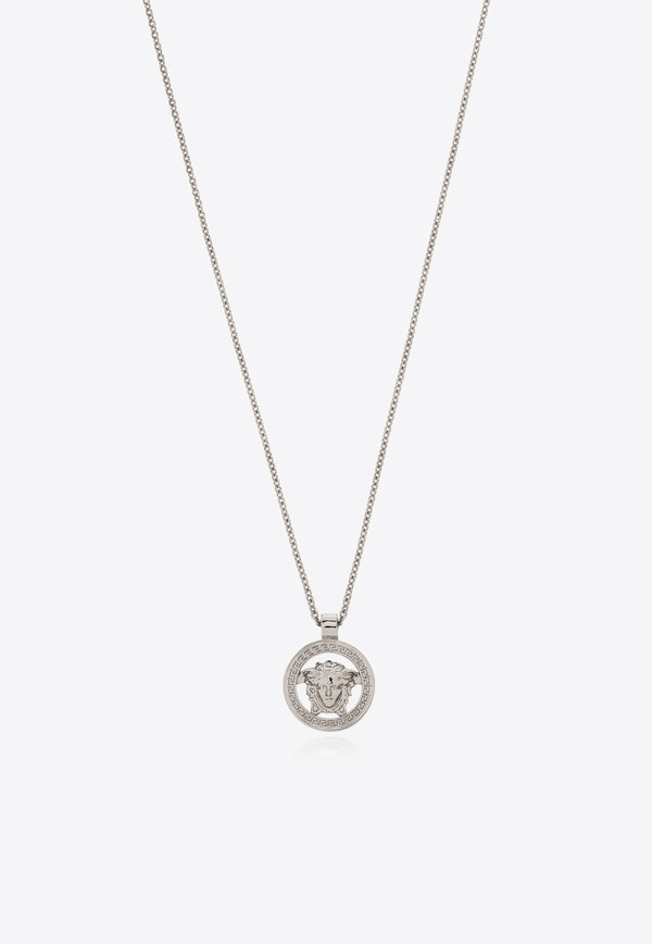 Versace Medusa Pendant Necklace Silver 1015201 1A00620-3J030