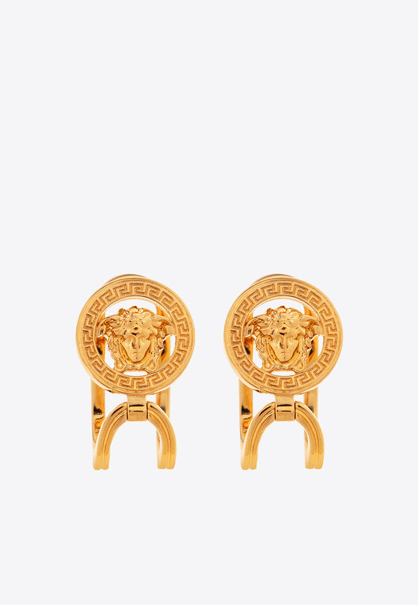 Versace Medusa Head Earrings Gold 1015202 1A00620-3J000