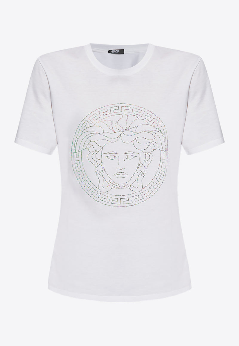 Versace Medusa Crewneck T-shirt White 1014272 1A10666-2WN80