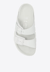 Birkenstock Arizona Papillio Leather Slides White 1026912 0-WHITE