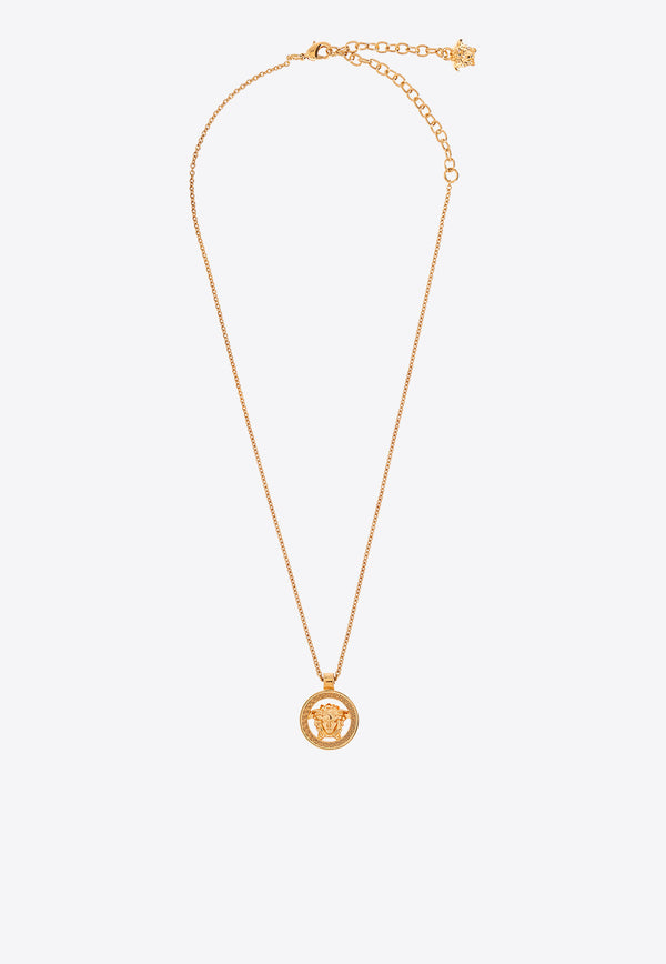 Versace Medusa Pendant Necklace Gold 1015201 1A00620-3J000