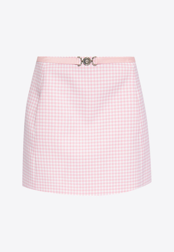 Versace Medusa Piggy Mini Skirt Pink 1015004 1A10337-2PQ50