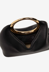 Mini Calino Ring Top Handle Bag in Nappa Leather