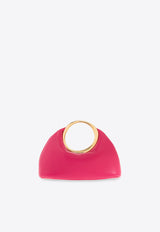 Jacquemus Mini Calino Ring Top Handle Bag in Nappa Leather 241BA395 3171-450 Pink