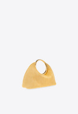 Jacquemus Mini Calino Ring Top Handle Bag in Ponyhair 241BA395 3112-205 Yellow