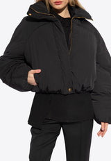 Jacquemus Caraco Cropped Puffer Jacket 241CO049 1320-990 Black