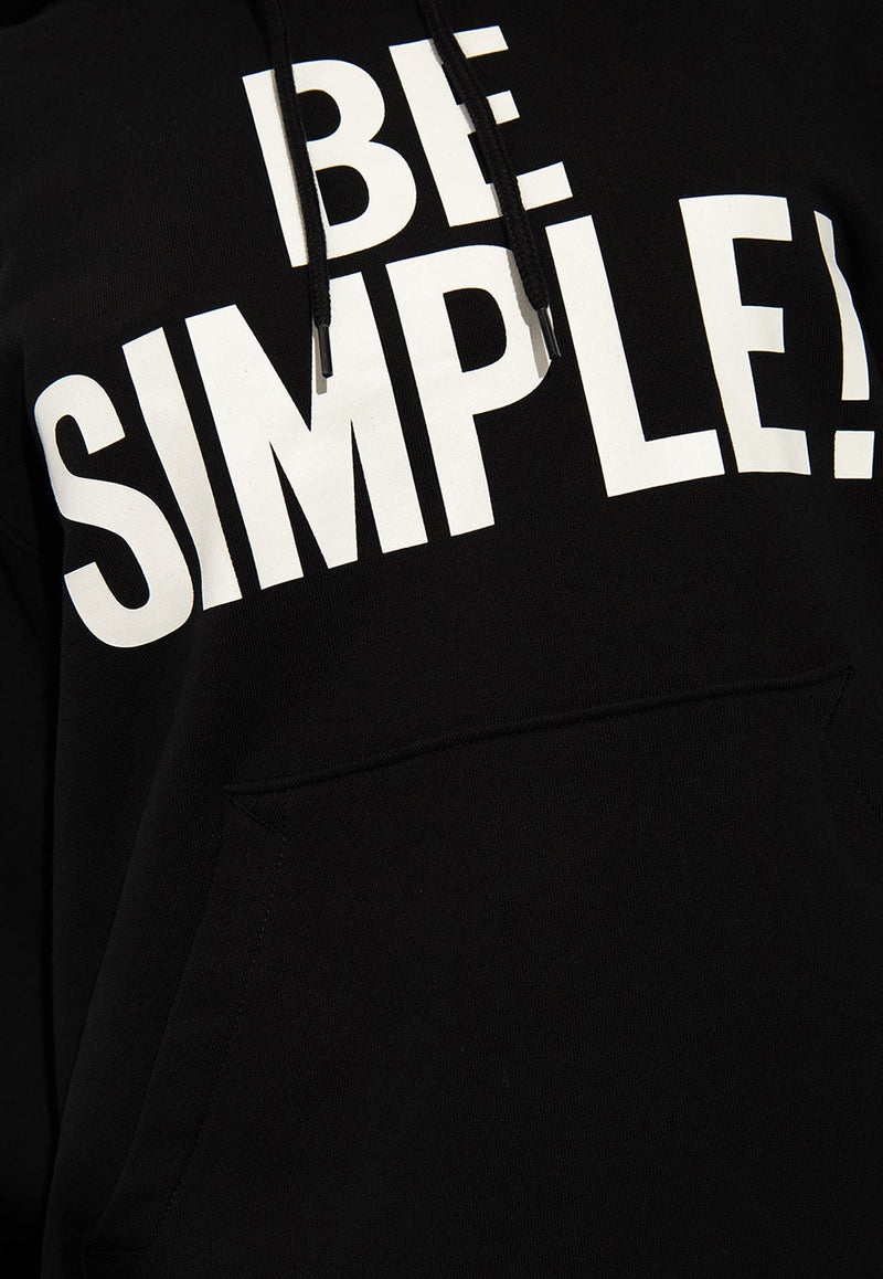 Moschino Be Simple Hooded Sweatshirt Black 241D J1711 0428-1555