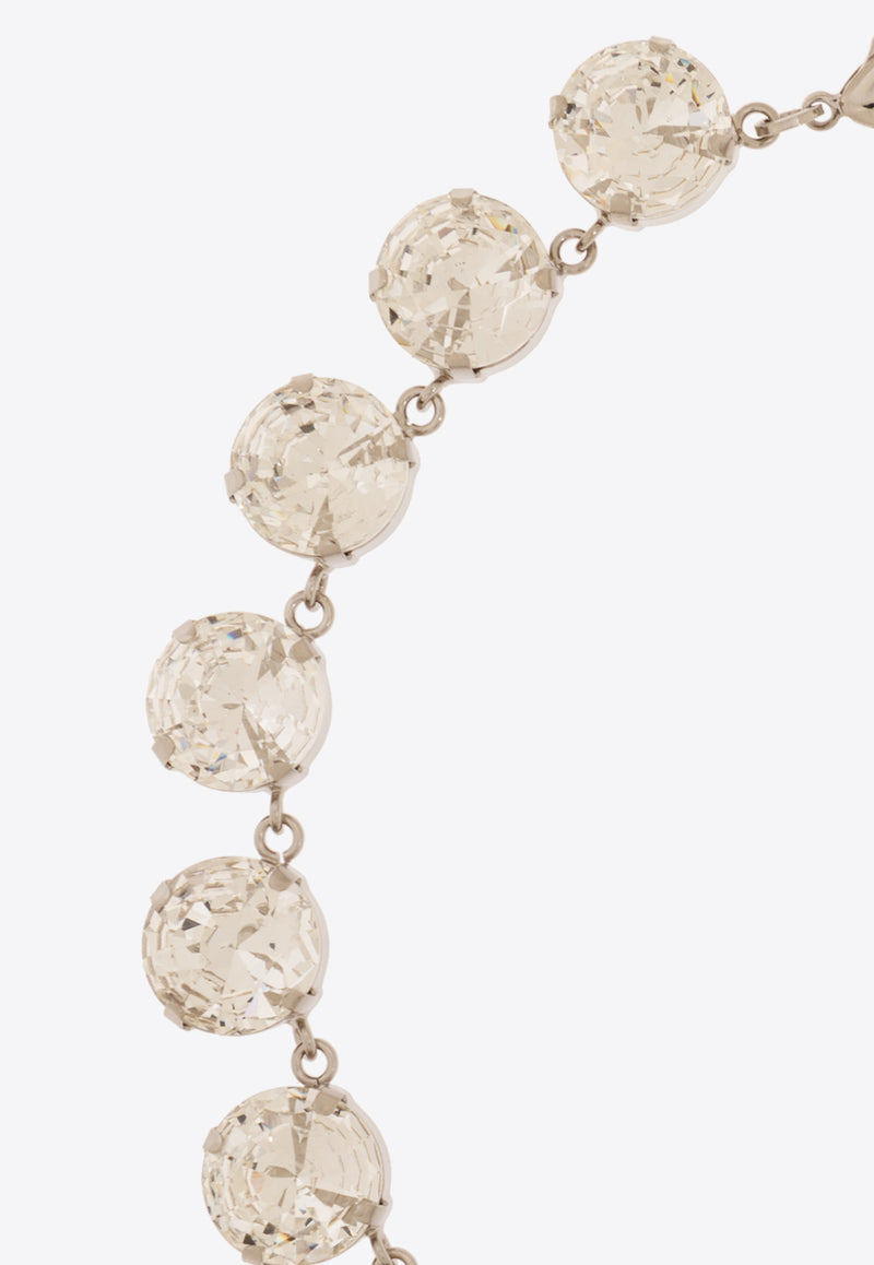 Moschino Pearl-Embellished Necklace Silver 24121 A9188 8499-1001