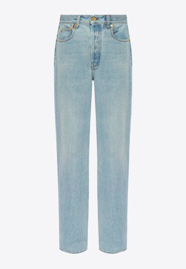 Jacquemus Droit Straight-Leg Jeans 241DE034 1513-31A Blue