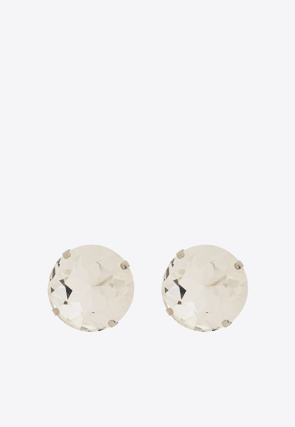 Moschino Pearl Clip-On Earrings Silver 24121 A9199 8499-1001