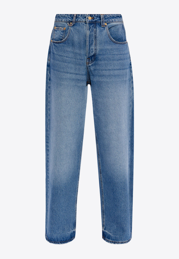 Jacquemus Oversized Wide-Leg Jeans 241DE038 1513-33C Blue