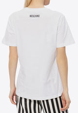 Moschino Ready To Where Print T-shirt White 241D V0706 0441-2001