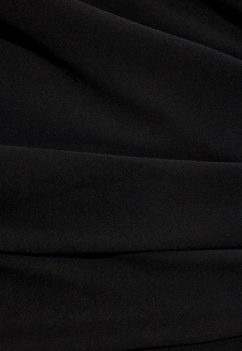Jacquemus Castagna Draped Mini Dress 241DR130 1555-990 Black