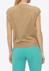 Moschino Graphic Print Sweater Vest Multicolor 241E A0919 0502-1081